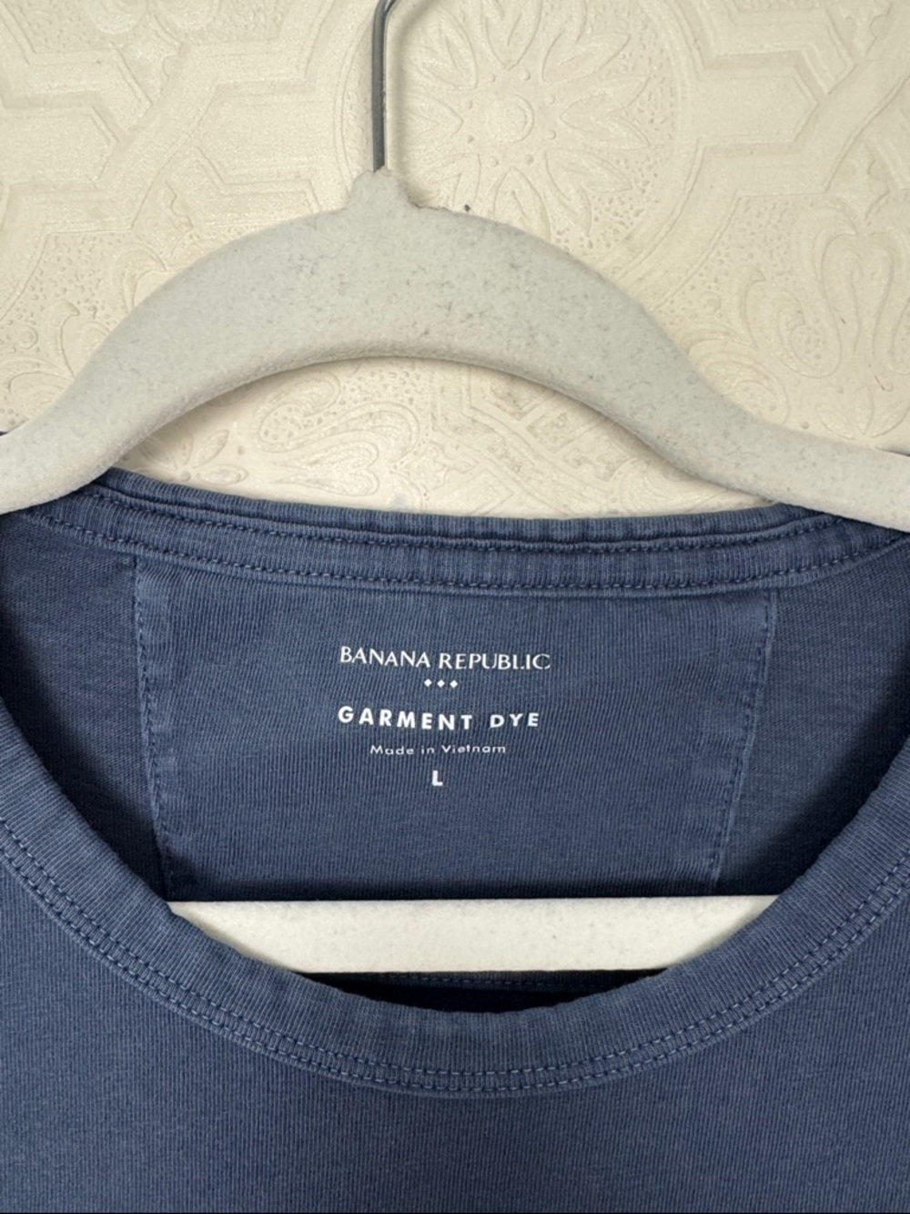 Banana Republic Supima Cotton T-Shirt Bundle Black & Blue Pocket Tee Size Large - Picture 9 of 11